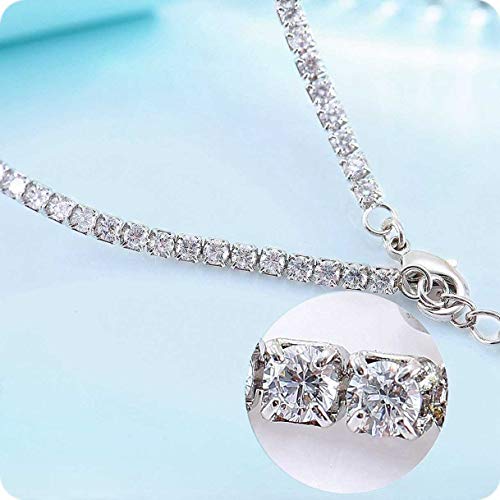 Richapex 18K Gold Plated Anklet For Women Adjustable Diamond Cut Dainty Tennis Anklet With 3A Cubic Zirconia #TOP5