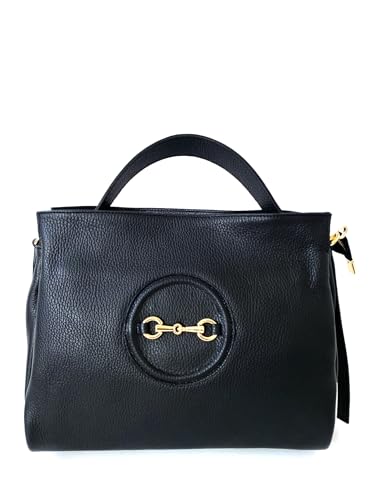 Sac à main en cuir véritable italien modèle SFER grand format 30cm