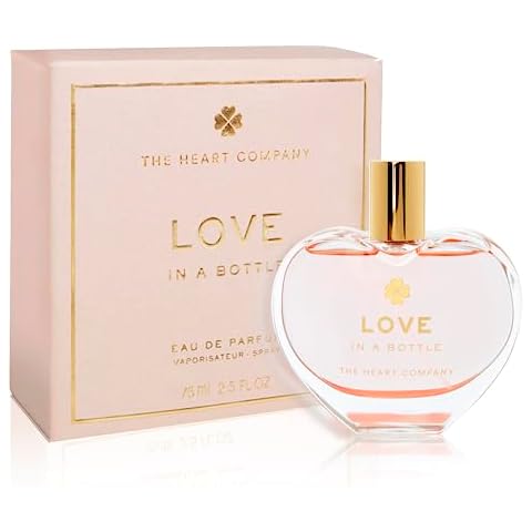 THE HEART COMPANY | Love in a bottle | Floral & Sweet Perfume for Women | Vegan & Eco-friendly Women's Eau de Parfum | Romantic Fragrance for Her - 75ml - 2.5 fl oz. Cover