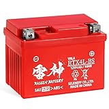 RAIJIN BATTERY YTX4L-BS 互換 バイクバッテリー 12V 4Ah 高性能 シールド型 液入り充電済 バイク用 バッテリー RTX4L-BS
