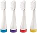 Produktbild newgen medicals Zubehör zu Schall-Zahnbürste: Aufsteckbürsten in 4 Farben für Schallzahnbürste SZB-281, 4er-Set (Elektrische Schall-Zahnbürste, Schallzahnbürste Renise, Aufsteckzahnbürsten)