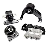 Engine Mount Set fit for 2008-2014 Dodge Avenger 2.4L 2.7L 3.5L 2007-2010 Chrysler Sebring 2.4L 2.7L 3.5L Replacement 5085071AB 5085079AB 5085076AB 5085078AB 4pcs HeVibe