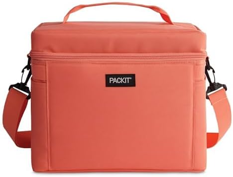 PackIt Freezable Newport Cooler, Collapsible, Reusable, Built with ECOFREEZE Technology, Wide Top Opening, Double Zip Closure, with Adjustable & Removable Shoulder Straps for Easy Carrying - Image 2