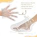 200PCS Paraffin Wax Liners for Feet and Hand, Plastic Paraffin Foot Covers and Hand Covers Disposable Paraffins Wax Bath Liners with Fixing Sticker Larger and Thicker for Hands & Feet Thermal