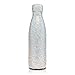 LRBHSH Bottiglie d'Acqua Isolate in Acciaio Inossidabile, Borraccia Termica con Diamanti Glitterati per Donne E Ragazze, Borraccia Termica Sportiva Semplice E Moderna in Metallo Riutilizzabile