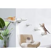 Cat Wall Shelves, Cat Shelves and Perches for Wall, Wood Cat Shelves Wall Mount, Cat Wall Furnitu...