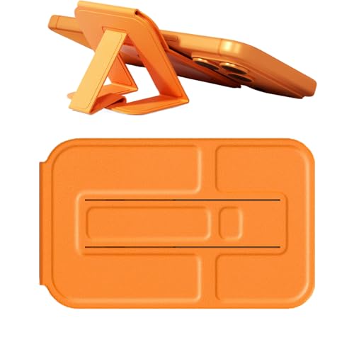 Generisch Soporte para teléfono móvil de escritorio, plegable, con espejo de maquillaje, soporte magnético para teléfono móvil, para TV, videollamadas, películas y grabaciones, así como en la mesa, en