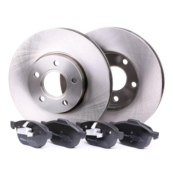 2 Dischi Freno Anteriori RIDEX Ventilati 265.5mm – Sostituzione Per Peugeot 206, 207, 208, 307 E Citroën C3, Con Bulloni E Omologazione OE