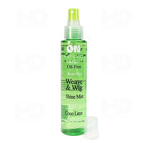 On Organic Natural Premium Oil-Free Weave & Wig Shine Mist Coco Lime 4.5 oz