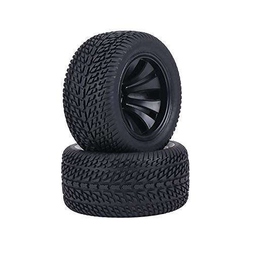 2Pcs/Set 1/12 Rubber Racing Car Tyre Tires & Plastic Hubs Wheel Rims for 1:12 RC Car Racing Car RC Spare Parts Wheel Tire
