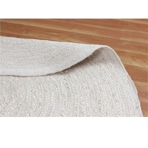 Alfombras de yute hechas a mano reversibles para suelos de dormitorios modernos 6