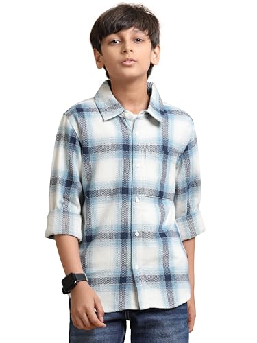 Image of Boys Tartan Checked Shirt 2-14 Years