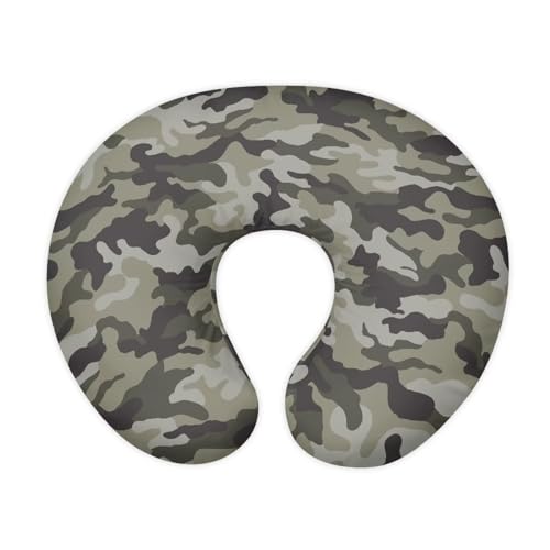 Panskyllis Camo Nursing Pillow Detachable Newborn Original Breastfeeding Slipcover Case and Positioner Soft Head Support Protector Cushion Essential with Hidden Zipper Easy Care