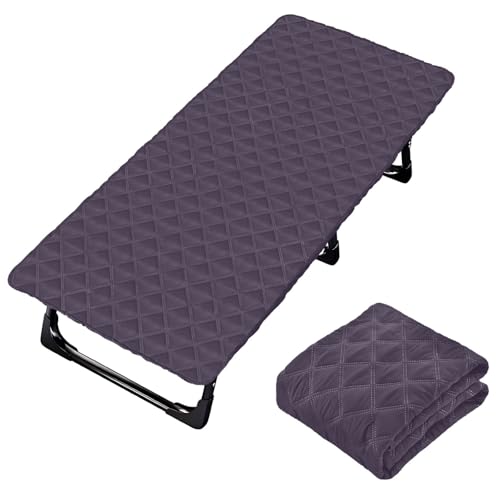 Dark Violet Plain Toddler Bed Sheet Travel Washable Cot Sheet for Folding Toddler Bed for Toddlers Baby Sleeping 50' x 25' (Bed Not Included)