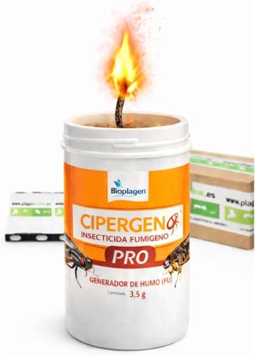 Humo Bomba Insecticida de Permetrina Fumígeno 3.5gr | hasta 110m3 | para Áreas domésticas o industriales | Fumigante
