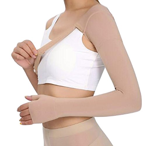 Tinsay Post Mastectomy Compression Sleeve, Anti Swelling Support Edema Swelling Lymphedema, 30~40 mmHg