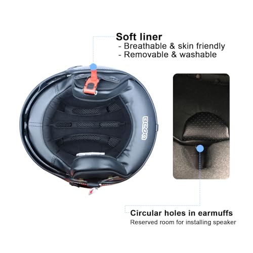 3/4 Retro Vespa Helmet Dual Visors