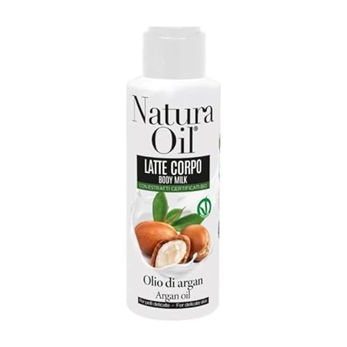 NaturaOil Latte Corpo Body Milk Olio di Argan Bio Pelli Delicate 100 ml