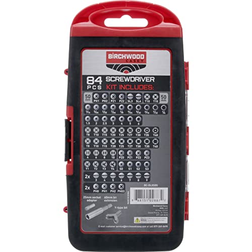 Birchwood Casey Master Screwdriver Kit | Durable Versatile Gunsmithing Wrench 84 Piece Tool Set | Case Included #TOP3