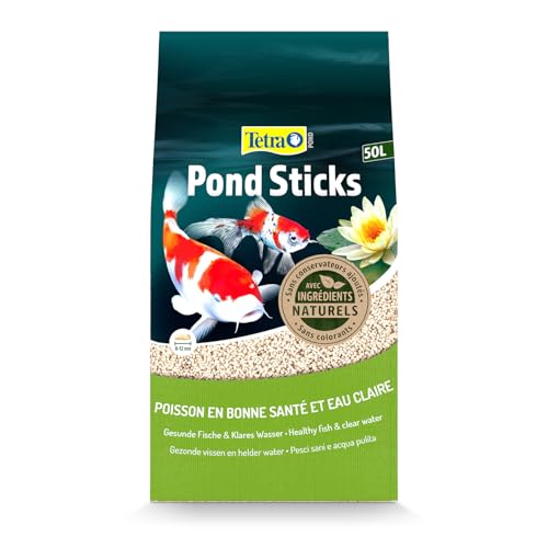 Tetra Pond Sticks – Alimentation Quotidienne idéale pour tous les Poissons de Bassin – Enrichi en Oligo-éléments, Vitamines essentiels, Caroténoïdes...
