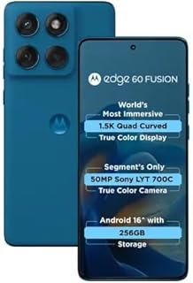 Motorola Edge 60 Fusion (Mykonos Blue, 12, GB, 256)