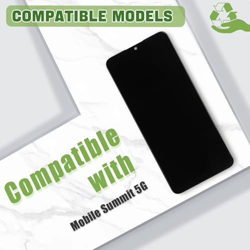 Écran LCD pour Boost Mobile Summit 5G avec kit d'outils complet noir