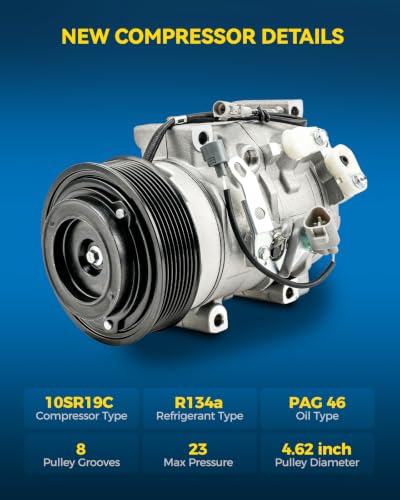 Image of PHILTOP NEW AC Compressor for LX570 /Land Cruiser 2008-2021, GX460 2010-2023