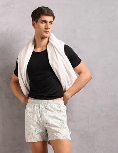 Image of U.S. Polo ASSN. Men's OEX12 Cotton Printed Inner Boxers - Pack of 1