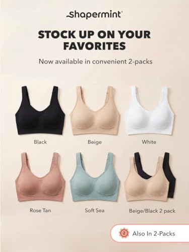 SHAPERMINT Wireless Bras for Women, Seamless Comfort Bra, Everyday Support - image 9