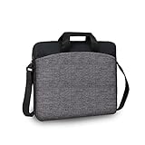 eco friendly products to sell  MER ECO FRIENDLY PRODUCTS Cartera maletín para portátil, con asa y bandolera, RPet - plástico reciclado (Gris)