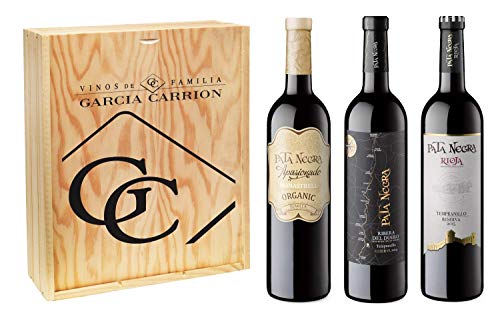 Pata Negra - Lote de 3 botellas, Rioja Reserva, Pata Negra Ribera Reserva y Pata Negra Ecológico, Pack de 3 botellas x 75 cl