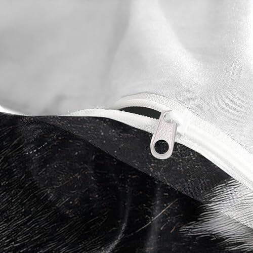Parure de lit microfibre résistante effet peau de vache avec impression 3D haute définition - 8