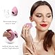 ZMDMAH 4pcs SchröPfen Gesicht, Rosa SchröPfgläSer Silikon, Gesicht SchröPfen, SchröPfgläSer Gesicht, SchröPfen Silikon, Facial Cupping Gesicht, SchröPfglas Gesicht für Die Gesichts und KöRpermassage