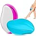 katmerio 2 Stück Nano Haarentferner Stein, Kristall Haarentfernung für Damen und Herren ohne Rasieren, Tragbarer Crystal Haarentferner für Hinterarme, Schmerzloses Peeling-Haarentfernungswerk...