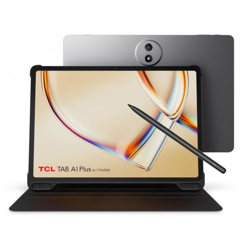 Image of TCL TAB A1 Plus NXTPAPER Android Tablet, 12.2 inch 2.4K 120Hz Display, 6+256GB | T-Pen 2 & Case Included, Octa-core CPU, AI Tools, 10000mAh Battery, Quad Speakers, Sleek Metal Unibody Tablet for Work & Play