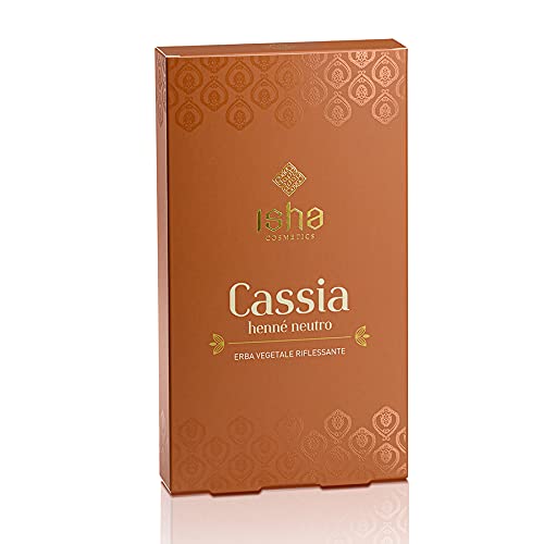 ISHA cosmetics-Cassia-Hennè neutro-Condizionante-Lucidante Rinforzante-testato dermatologicamente e al nichel