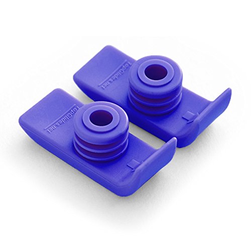 1 Pair Durable Ski Glides for Drive Walkers (Purple)