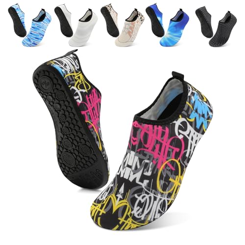 Barefoot Water Shoes for Women Men Non-Slip Yoga Socks Travel Slippers for Indoor Outdoor Beach Swim Surf Water Sport