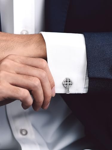 Bandmax Mancuernillas para Hombre Acero Estilo Vikingo miniatura 2
