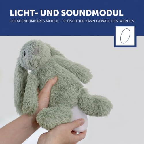 ZAZU - Ro der Hase Baby Schlafhilfe mit wiederaufladbarem Akku – Nachtlicht in mehreren Farben & beruhigende Geräusche, Weinsensor… – Ansicht 6
