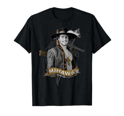 Prodotto con licenza ufficiale One Piece con il design Dracule Mihawk Hawk Eyes Cross Guild Swordsman.