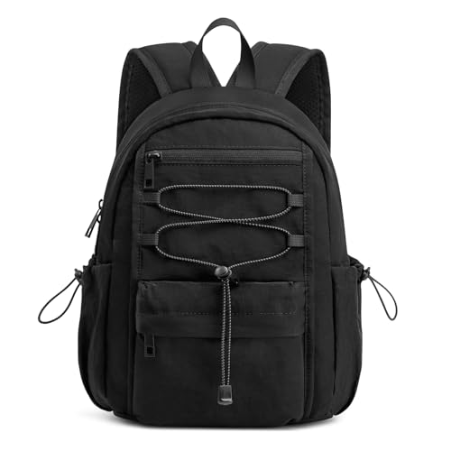 G4Free 10L Small Backpack for Women Men Lightweight Mini Travel Backpacks Hiking Casual Daypack Black