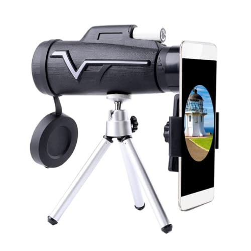 Télescope monoculaire 25X50 contre les images sombres et instables sur smartphone