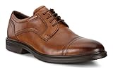 ECCO Men's Lisbon Cap Toe Tie Oxford, Amber, 43 EU/9-9.5 M US
