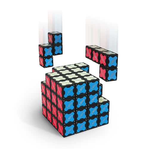 TOSY Magnet Cube 4x4 - 70 Blocks 560 Magnets Multipurpose: Creative Building Blocks Transformable Fidget Spinner Puzzle/Infinity Cube Christmas Stocking Stuffers Gift for Kids Glowing STEM Toy