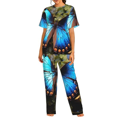 Pyjama court papillon femme pour des nuits paisibles empreintes de légèreté