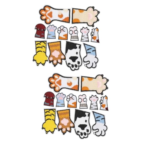 HAPINARY 24 Piezas De Parches Para Ropa, Accesorios Para Sombreros, Suministros Para Ropa, Suministros Para Sombreros