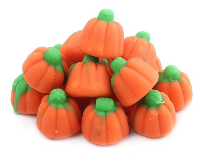 Candy Shop Mellocreme Pumpkins, Soft, and Sweet Candy, Perfect Halloween and Fall Snacks, Orange Pumpkin Shaped Holiday Delights (1 LB)