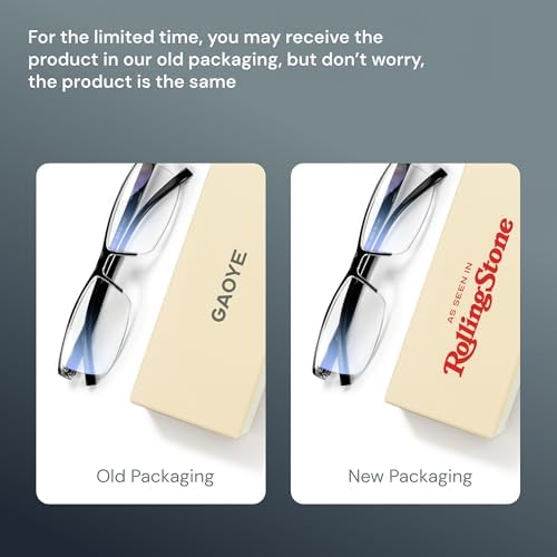 Gaoye 6PCS Reading Glasses Men - Unbreakable Blue Light Blocking Computer Readers Women - Stay Clear Magnifying Vision