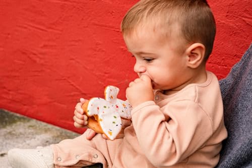 KäThe Kruse Papillon - Pinza In Legno Di Ciliegio Con Farfalla In Cotone Oeko-Tex®, Per Bambini Dai 0 Mesi In Su - 3